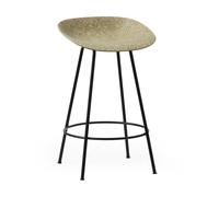 Normann Copenhagen Tabouret Mat Barstool 65 cm Seaweed-black steel