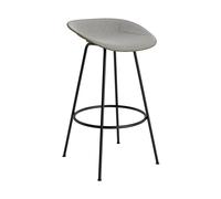 Normann Copenhagen Tabouret Mat Barstool 75 cm Seaweed-black steel