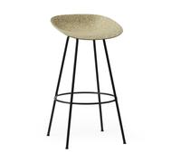 Normann Copenhagen Tabouret Mat Barstool 75 cm Seaweed-black steel
