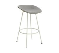 Normann Copenhagen Tabouret Mat Barstool 75 cm Seaweed-cream steel