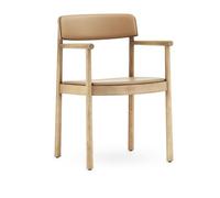 Normann Copenhagen Fauteuil Timb avec coussin Tan/ Ultra Leather - Camel