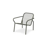 Normann Copenhagen Chaise de jardin lounge Vig vert foncé LxHxP 70,5x72,5x76cm