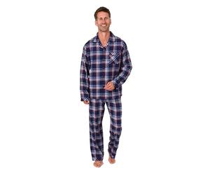 Normann Pyjama en flanelle pour homme à carreaux - également en grande taille