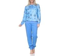 Normann Pyjama long interlock pour femme avec poignets au look élégant - même en grande taille