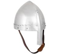 Normannischer nasalhelm avec lederinlay-wikingerhelm-casque-viking normannen lARP