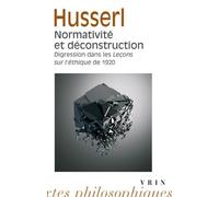 Normativité Et Déconstruction - Digression Dans Les Leçons Sur L'éthique De 1920