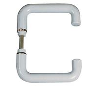 Normbau - Ensemble de 2 poignees de porte zd 92 f - Coloris.Gris manhattan 67 -