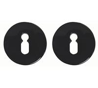 NORMBAU FRANCE BCA70028 Paire Rosace Serrure S80 NORMBAU-Trou de clé-Noir 16-247110, NSP