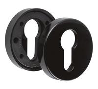 NORMBAU FRANCE Paire Rosace Serrure S80 NORMBAU-Cylindre profilé-Noir 16-247120
