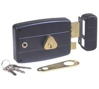 Cisa Serrure monopoint 3005014000 en applique horizontale à fouillot 45 mm gauche