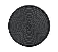 Normcore Base de tampon de rechange de 58,5 mm, motif ondulé avec revêtement PVD en titane, compatible avec les tampons à ressort Normcore