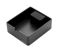 Normcore Boîte à expresso compacte en métal robuste, en aluminium anodisé, accessoires expresso pour marc de café, noir