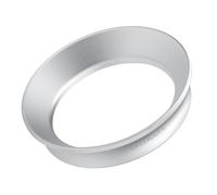 Normcore Entonnoir de dosage d'expresso V2 de 54 mm, bague de dosage aimantée, en aluminium anodisé de 18 mm avec 15 néodymes pour porte-filtre sans fond de 54 mm, argenté