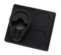 Normcore Espresso Station de tamping pour porte-filtre 58 mm, station de tampage compacte, tapis de tamping d'angle de barista avec support de porte-filtre, tampon de support pour café, noir