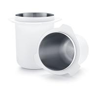 Normcore Gobelet doseur Portafilter 53,3 mm - Acier inoxydable 304 - Revêtement anti-adhésif blanc - Compatible avec les machines Breville Sage Solis Barista Express et Breville de 54 mm
