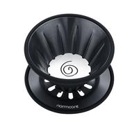 Normcore Goutteur à café 2 en 1 pour infuser 1 à 2 tasses de café, utilisez une cafetière à filtre V60 et Wave en acier inoxydable 304, noir