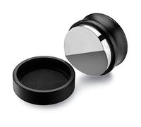 Normcore Outil de distribution de café 58,5 mm - Outil de nivellement de café expresso pour porte-filtre de 58 mm - Accessoires expresso Barista - Profondeur réglable - Base en acier inoxydable -