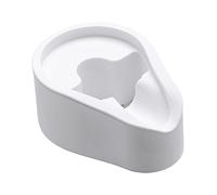 Normcore Porte-filtre en acier inoxydable 304 avec support en silicone pour machines à expresso de 58 mm, blanc