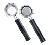 Normcore Porte-filtre sans fond compatible avec les machines à expresso Nuova Simonelli & Victoria Arduino - Poignée en aluminium - Passoire de 18 g - 2 tasses