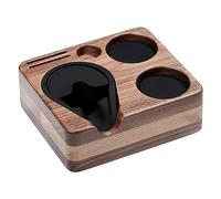 Normcore Station de tamper pour barista, en noyer original, 51-58 mm, station de tamper, station de tamper, station de tampon, station de tampon, station de tamping, station de tampon, pour barista