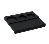 Normcore Station de tamping Espresso V3 - Tapis de tassage d'angle - Tapis de tamper à café en silicone - Support de café pour baristas - Silicone antidérapant de qualité alimentaire noir