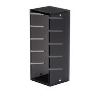 Normcore Support de panier de filtre à expresso de 54 mm, peut contenir 5 filtres à expresso, support de rangement en acrylique pour paniers porte-filtre de 54 mm, noir givré