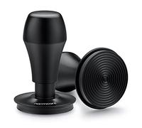 Normcore Tamper à café expresso V4 de 58 mm - Base ondulée avec revêtement PVD en titane - Tamper à ressort - Ressorts de rechange de 6,8 kg/11,3 kg/13,6 kg - Poignée et support en aluminium anodisé