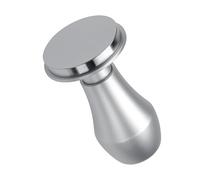 Normcore Tamper à café V4.1 de 49 mm avec retour sonore clic, tampon à ressort avec base plate, poignée en aluminium anodisé, argenté
