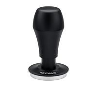 Normcore Tamper à café V4.1 de 51,5 mm avec retour sonore clic, tampon à ressort avec base plate pour machine à levier La Pavoni, poignée en aluminium anodisé, noir