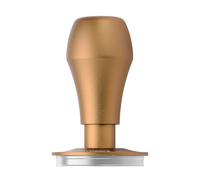 Normcore Tamper à café V4.1 de 58,5 mm avec retour sonore clic, tampon à ressort avec base plate en acier inoxydable 304, poignée en aluminium anodisé avec support en silicone, bronze