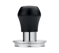 Normcore Tamper à café V4.1 Mini 57,5 mm avec ressort de tension de retour - Base plate en acier inoxydable 304 - Compatible avec Lelit Anna Portafilter - Noir