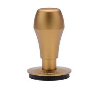 Normcore Tamper à café V4 de 53,3 mm, à ressort avec base plate en acier inoxydable, poignée en bronze avec base plate en titane PVD, compatible avec le porte-filtre Breville Espresso de 54 mm