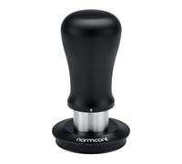 Normcore Tamper à expresso V5 de 53,3 mm avec base ondulée et revêtement en titane, compatible avec le porte-filtre Breville Sage de 54 mm, noir
