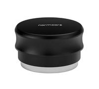 Normcore Tamper de paume de 53,3 mm - Tamper à expresso à ressort intégré - Outil de nivellement de café de barista - Base plate en acier inoxydable - Support de tamper en aluminium anodisé