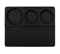 Normcore Tapis de tamper, en chêne noir, en bois de chêne noir, station de tampon, 58 mm, 54 mm, pour le barista, la cuisine à la maison