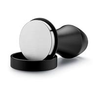 Normcore - Tampon à expresso de 51 mm - Tamper à ressort - Outils de barista - Tampon à café de barista avec support en aluminium anodisé - Base plate en acier inoxydable