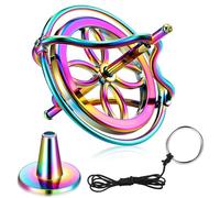 Norme Gyroscope Toupie Anti-Gravité en Métal Jouet de Balance de Gyroscope Cadeau Éducatif Coloré