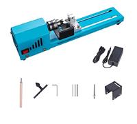 Normes de tournage d'outils 未处理 Mini Lathe Beads Polisher Machine DIY Machining for Table Woodworking Wood DIY Tool Lathe Standard Set DC 12V-24V 150W Woodworking Model Making Drilling