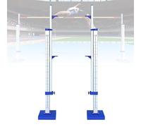 Normes verticales pour entraînement d'athlétisme, cadre portable en alliage d'aluminium épais avec échelle de hauteur, équipement de compétition