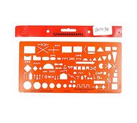 Normographe Règle NATO en Plastique Modèle de stencil en plastique