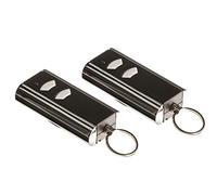 Normstahl Entrematic RCU433-2 RCU Lot de 2 émetteurs portatifs à 2 commandes Mini 433 Mhz Rolling Code Télécommande Ouvre-porte de garage