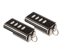 Normstahl Lot de 2 émetteurs portatifs Entrematic RCU433-4 RCU 4 commandes 433 MHz