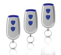 Normstahl Lot de 3 télécommandes de rechange 433,92 MHz 2 canaux Compatible avec Normstahl Crawford EA433 2KS, EA433 4KS, T433-4, RCU 433-2, RCU 433-4, EA433 2KM Micro