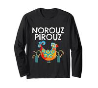 Norouz Pirouz Équinoxe Perse Nouvel an Printemps Happy Nowruz Manche Longue
