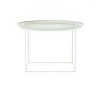 Table d'appoint Duke Medium Ø 70cm laqué removable table top