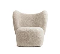 NORR11 Little Big Fauteuil Pivotant Peau de Mouton Clair de Lune