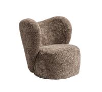 NORR11 Little Big Fauteuil Pivotant Peau de Mouton Sahara