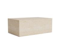 NORR11 Table basse Cubism large 80x50 cm Beige
