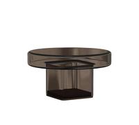 NORR11 Table Basse Naked H30 Fumé/Verre