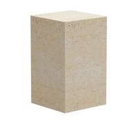 NORR11 Table d’appoint Cubism Travertin. 30x30x50 cm